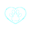 heart and paw icon